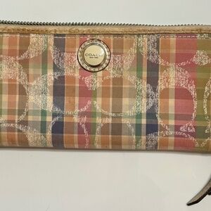 Multicolor coach wallet